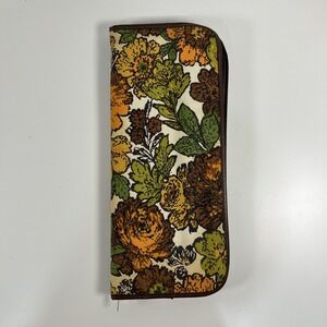 Vintage Retro Floral 1960s Knitting Needle Case Assorted Needles Lot